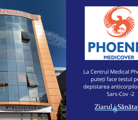 La Centrul Medical Phoenix vă puteți face testul pentru depistarea anticorpilor pentru Sars-Cov -2