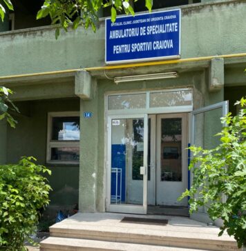 Policlinica pentru Sportivi Craiova functioneaza intr-o locatie construita in 1977 si are in dotare aparatura medicala fabricata in 1965