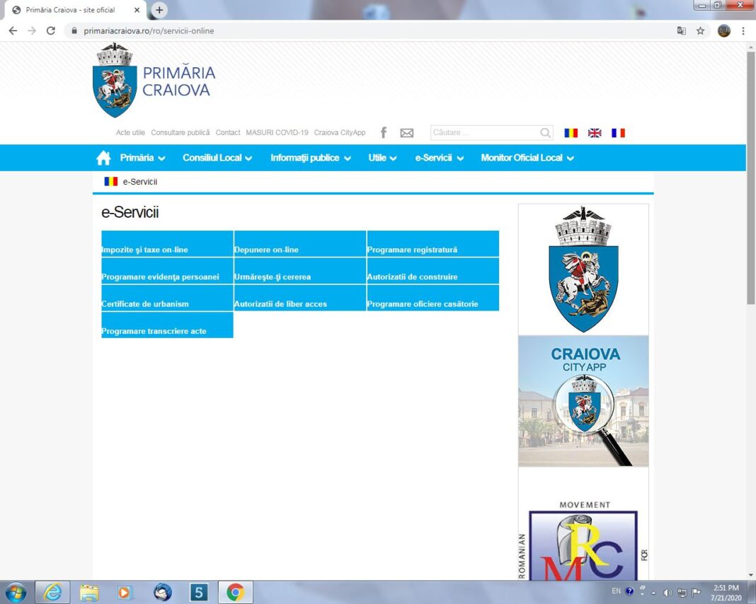 e-servicii Primarie 2