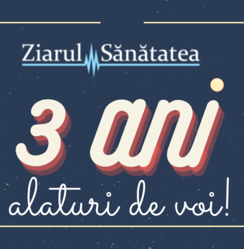 Împlinim 3 ani! Ziarul Sănătatea vă mulțumește!