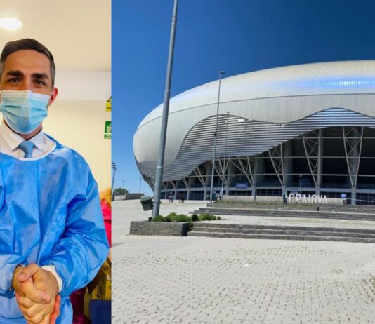 La Craiova stadionul Ion Oblemenco s-a deschis pentru maratonul vaccinărilor