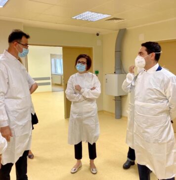 Ministrul Sănătății, Ioana Mihăila a vizitat ieri sălile în care va funcționa Unitatea Funcțională pentru Arși, pentru care Ministerul Sănatății a suplimentar numarul de posturi pentru 4 paturi de Terapie Intensiva