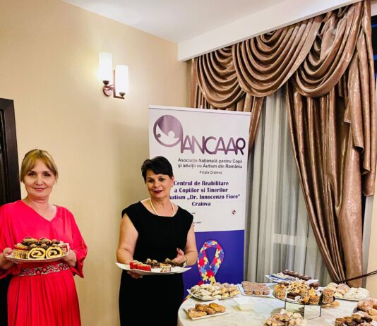 „Împreună dăruim încredere şi speranţă”- un eveniment caritabil realizat în beneficiul copiilor și tinerilor cu autism din ANCAAR Craiova