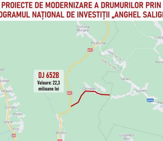 Consiliul Județean Dolj continuă strategia de accesare a finanțărilor nerambursabile pentru lucrări de îmbunătățire a rețelei de transport
