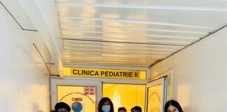 Campania “Facem fapte bune cu oameni buni”: În ziua Sfântului Nicolae, copiii internați în secția de Oncopediatrie a SCJU Craiova au primit daruri și au fost împărtășiți de către preotul Spitalului, Marcel Seliște