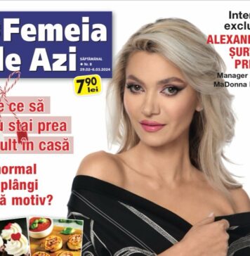 Laureată a Galei Performanței și Excelenței, Alexandra Șurtea Preda- Manager General al Spitalulului Privat MaDonna Maria din Craiova, ne aduce primavara de pe coperta revistei “#Femeia de azi”