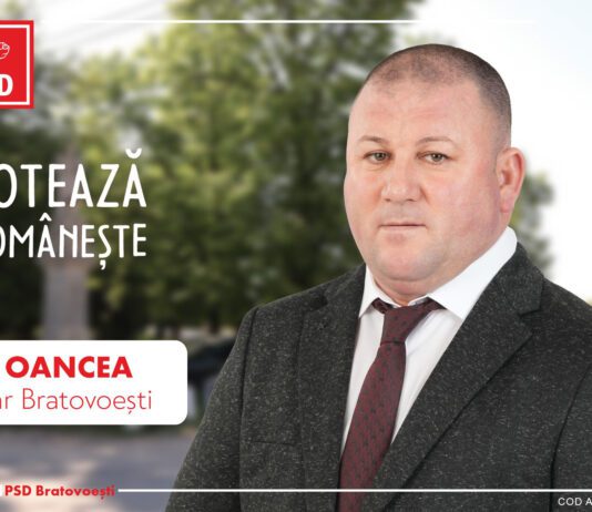 Ion Oancea, candidatul perfect al PSD la funcția de primar al comunei Bratovoești
