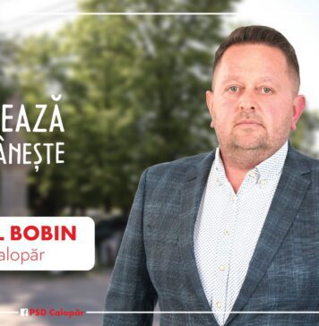 Daniel Bobin va continua dezvoltarea comunei Calopăr