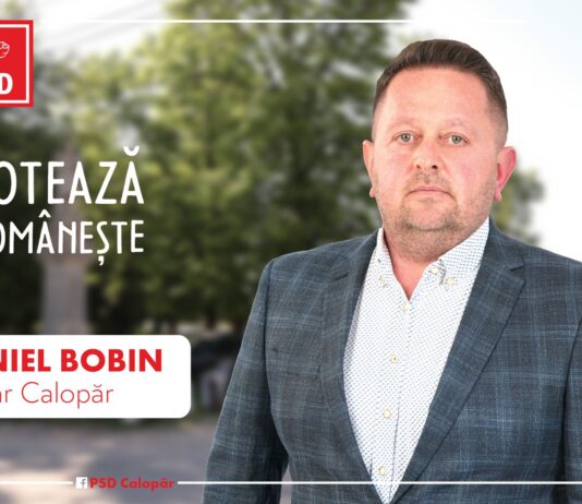 Daniel Bobin va continua dezvoltarea comunei Calopăr