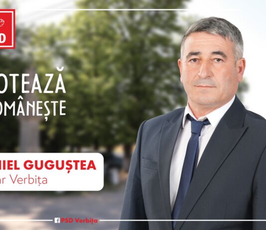 Daniel Guguștea, cea mai bună alegere pentru Verbița