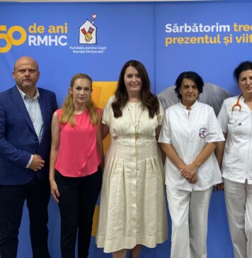 Au fost donate 25 de paturi de salon pentru copiii spitalizați și pentru însoțitori Spitalului Clinic Municipal Filantropia Craiova de către Fundația pentru Copii Ronald McDonald