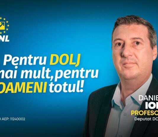 Daniel Alexandru Ion (PNL Dolj): Votul pentru PNL – Votul pentru o Românie modernă și puternică