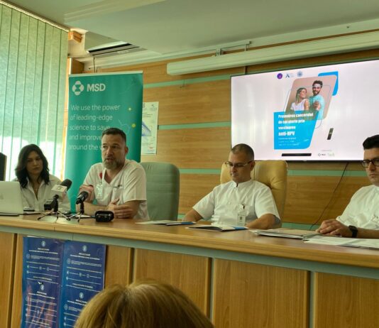 Prevenția afecțiunilor asociate infecției cu HPV și importanța vaccinării a reunit specialiști din domeniul medical și reprezentanți ai autorităților, care au discutat despre prevenție, educație sanitară și accesul la soluții reale pentru ca România să nu mai fie fruntașa Europei la rata de îmbolnăvire și mortalitate cauzată de cancerul de col uterin. 